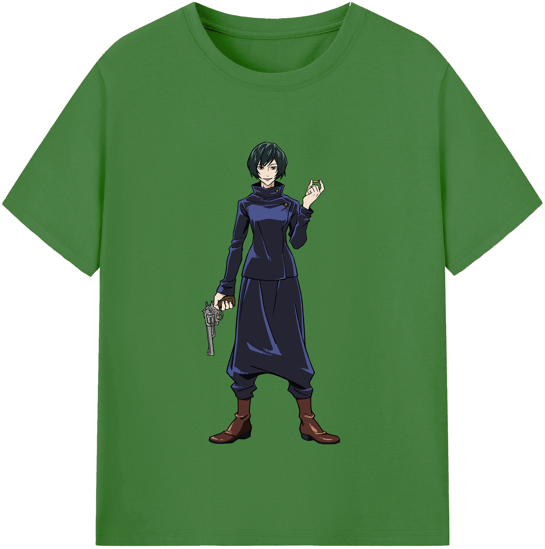 （画像用） 呪術廻戦 Jujutsu Kaisen レディースカジュアルプリントTシャツ（綿100％）